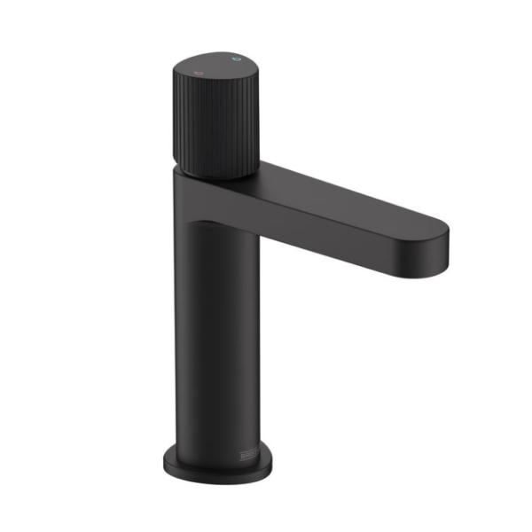 Bristan Liso Basin Mixer Tap with Clicker Waste - Black