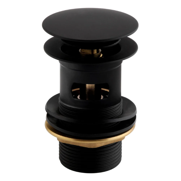 Bristan Cruzar Basin Mixer Tap with Clicker Waste - Black - Image 4