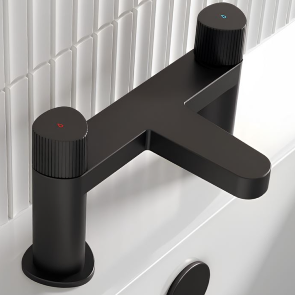 Bristan Liso Bath Filler Tap - Black - Image 2