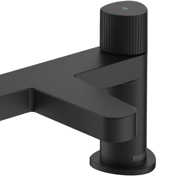 Bristan Liso Bath Filler Tap - Black - Image 4