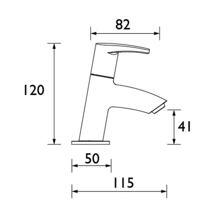 Bristan Orta Pair Of Modern Chrome Basin Taps - Image 4