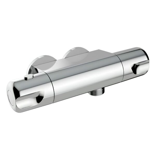 Highlife Bathrooms Chrome Exposed Mini Horizontal Thermostatic Bar Shower Valve