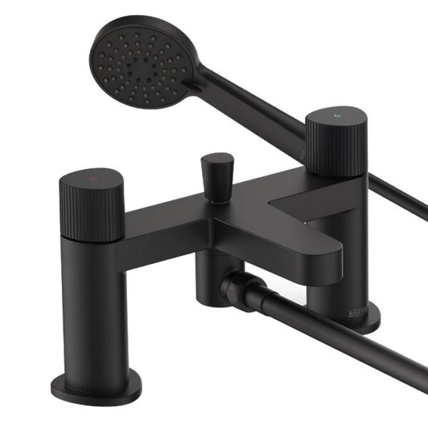 Bristan Liso Bath Shower Mixer Tap - Black