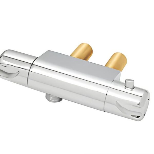 Highlife Bathrooms Chrome Exposed Mini Horizontal Thermostatic Bar Shower Valve - Image 5
