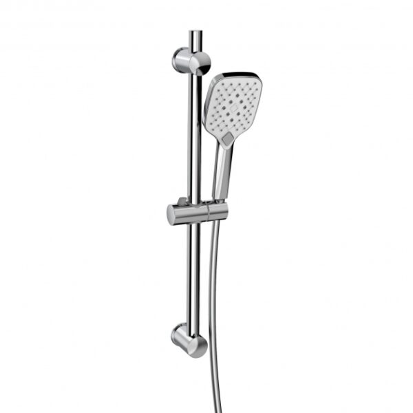 Kartell Kolt Thermostatic Round Bar Shower Valve with Shower Kit - Chrome - Image 3
