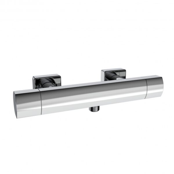 Kartell Kolt Thermostatic Round Bar Shower Valve with Shower Kit - Chrome - Image 4