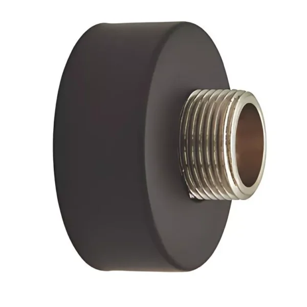 Highlife Bathrooms Matt Black Round Shower Fixing Brackets - Image 3