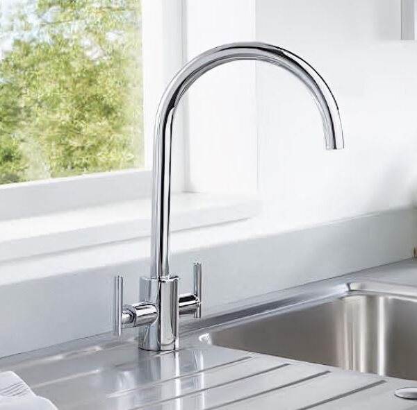 Bristan Artisan Easyfit Kitchen Mixer Tap - Chrome - Image 4