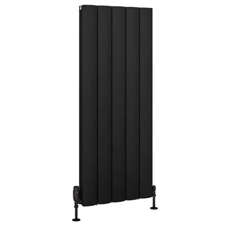 Arton Black Designer Radiator 1200 x 470mm