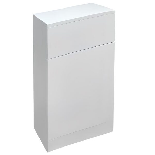 KVIT White Atlantis 500mm Back To Wall WC Unit