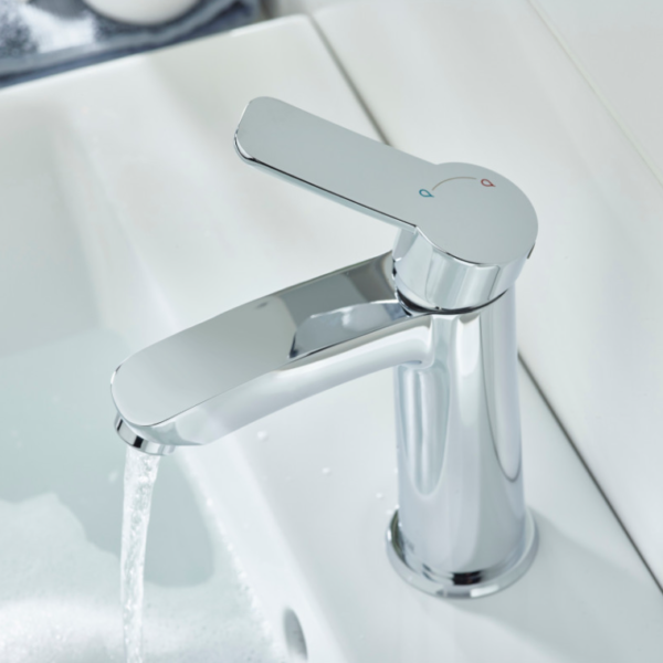 Bristan Appeal Eco Start Basin Mixer with Clicker Waste - Chrome - Image 3
