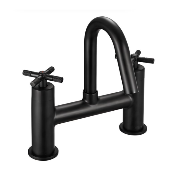Bristan Cruzar Deck Mounted Bath Filler Tap - Black