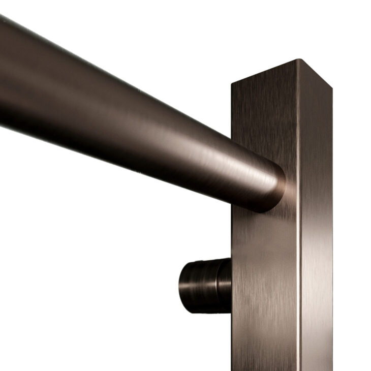 Sognare Brushed Bronze Vibe Towel Radiator – 500 X 1600 - Image 3