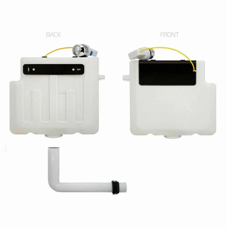 Arley Back to Wall Toilet - Soft Close Seat & Concealed Cistern - Image 5