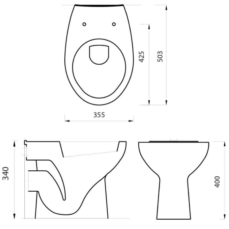 Arley Back to Wall Toilet - Soft Close Seat & Concealed Cistern - Image 8