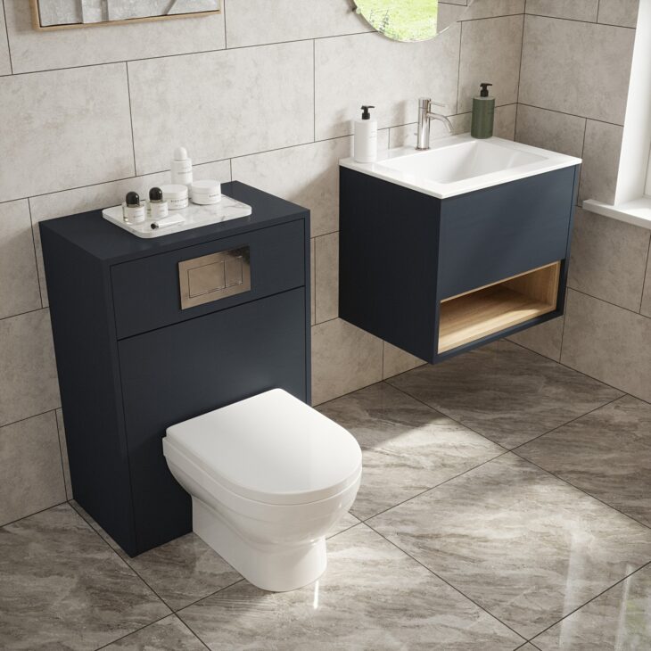 Indigo Loughermore Wall Hung Vanity With Wc Unit – Bathroom Set - Image 3