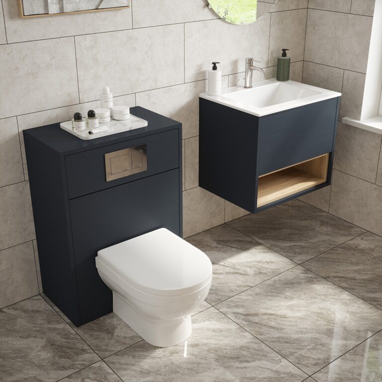 Indigo Loughermore Wall Hung Vanity With Wc Unit – Bathroom Set - Image 3