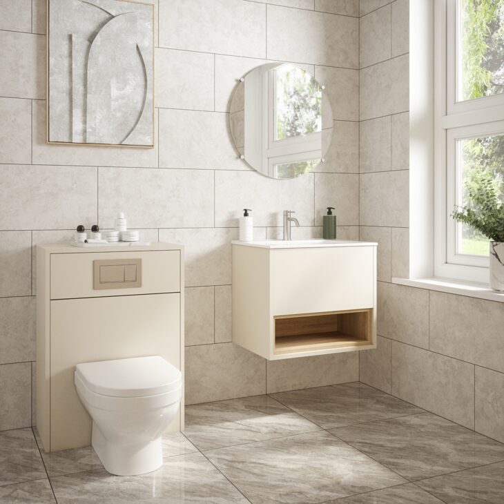 Cashmere Loughermore Wall Hung Vanity With Wc Unit - Bathroom Set - Image 3