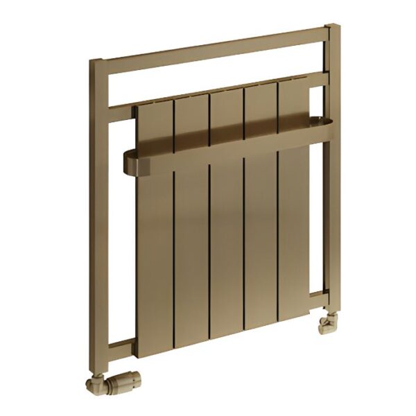 Reina Newbury Bronze Satin Aluminium Designer Radiator 705x675mm