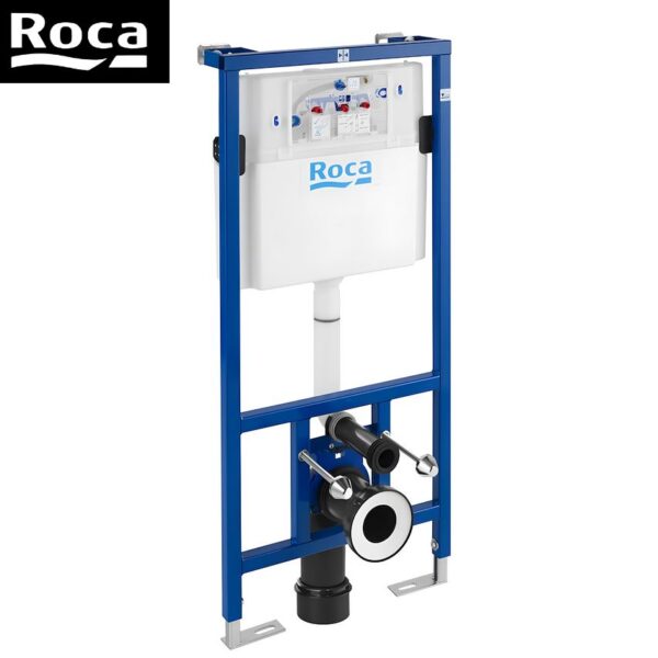 Roca Duplo WC Frame with Dual Flush Cistern for Wall Hung Toilets - 1120mm