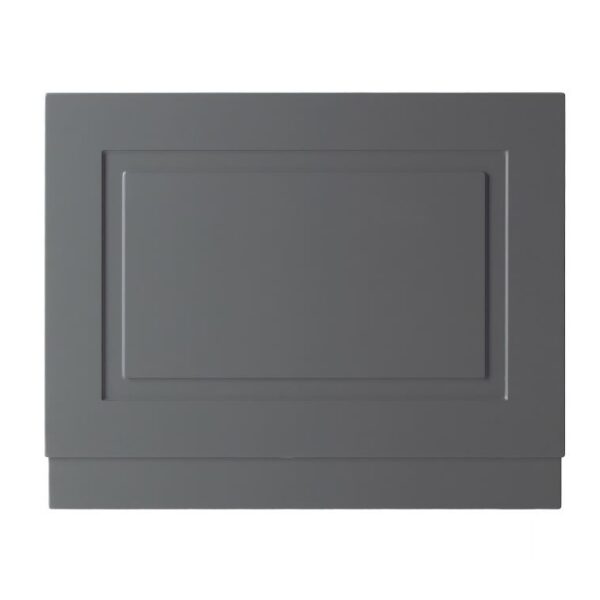 Kartell Astley Bath End Panel - Matt Grey - 700mm