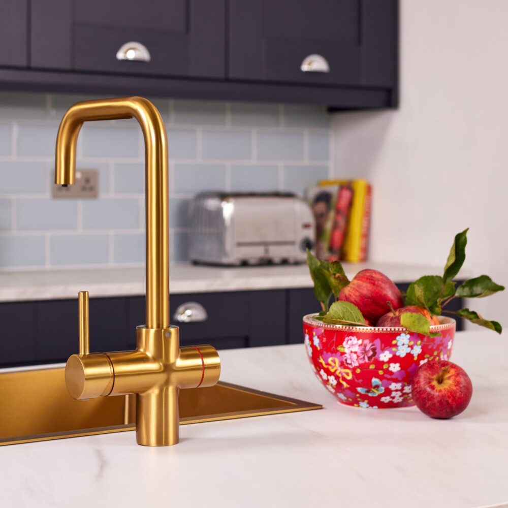 Impromta Brushed Gold 3 in 1 Fingerprint Biometric Boiling Water Tap - Image 2