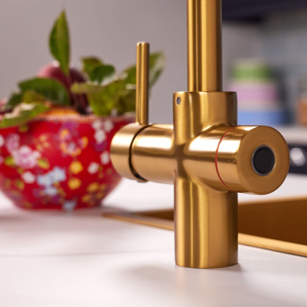 Impromta Brushed Gold 3 in 1 Fingerprint Biometric Boiling Water Tap - Image 4