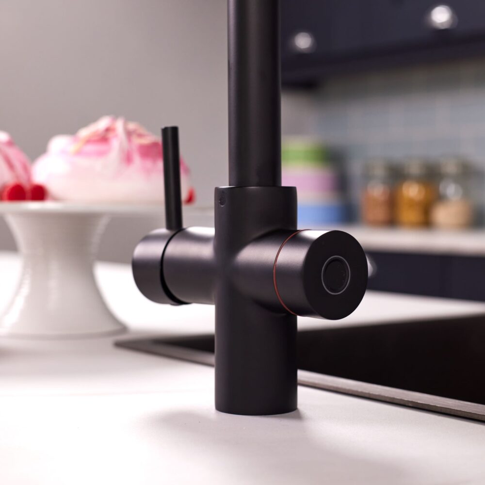 Impromta Matt Black 4 in 1 Fingerprint Biometric Boiling Water Tap - Image 5