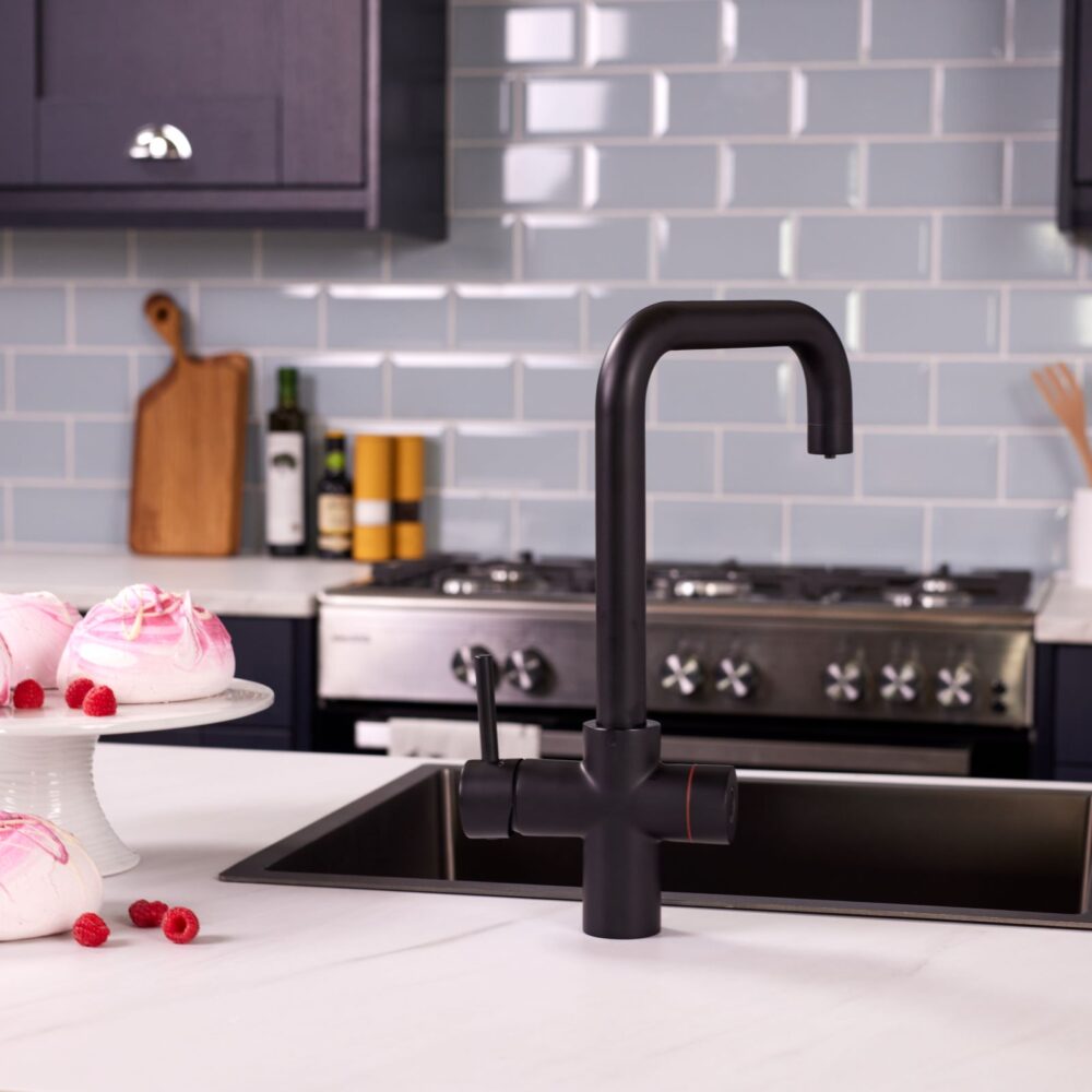 Impromta Matt Black 4 in 1 Fingerprint Biometric Boiling Water Tap - Image 6