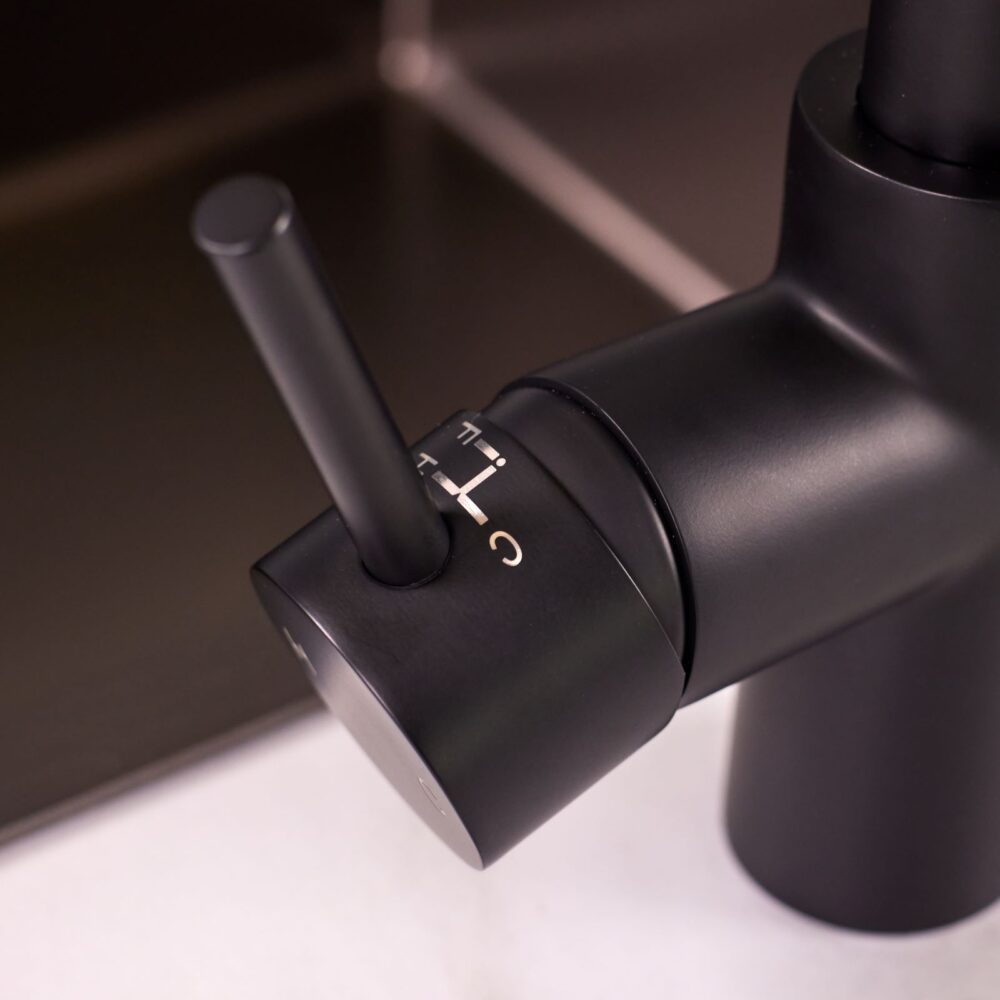Impromta Matt Black 4 in 1 Fingerprint Biometric Boiling Water Tap - Image 2