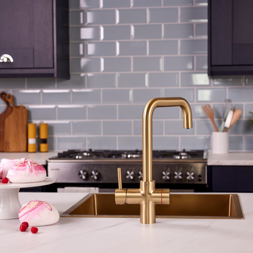 Impromta Brushed Brass 4 in 1 Fingerprint Biometric Boiling Water Tap - Image 2
