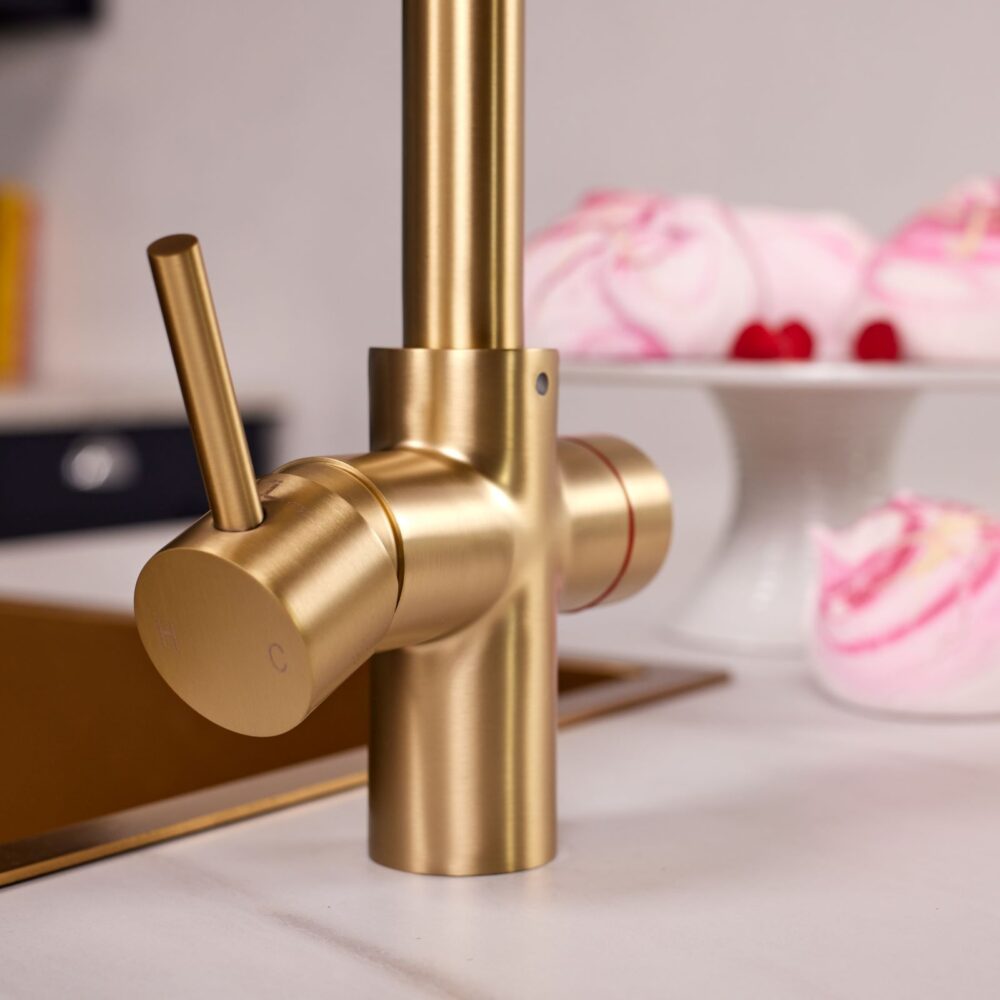 Impromta Brushed Brass 4 in 1 Fingerprint Biometric Boiling Water Tap - Image 5