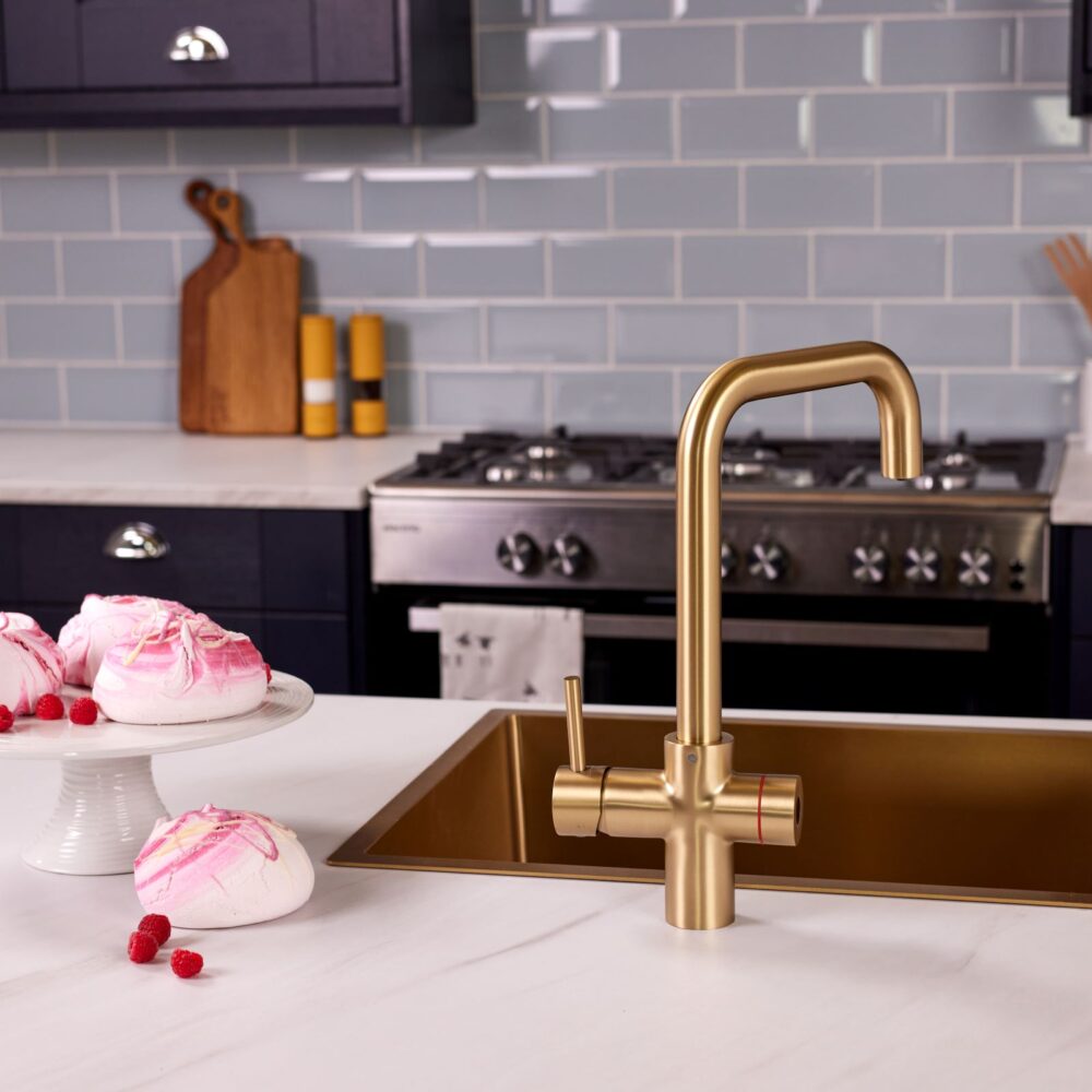 Impromta Brushed Brass 4 in 1 Fingerprint Biometric Boiling Water Tap - Image 6