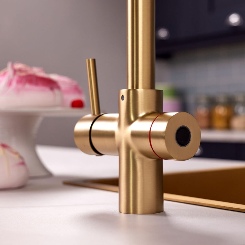 Impromta Brushed Brass 4 in 1 Fingerprint Biometric Boiling Water Tap - Image 4