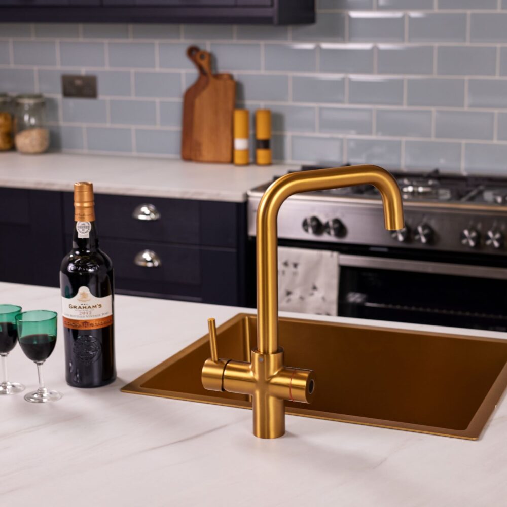 Impromta Brushed Gold 4 in 1 Fingerprint Biometric Boiling Water Tap - Image 5