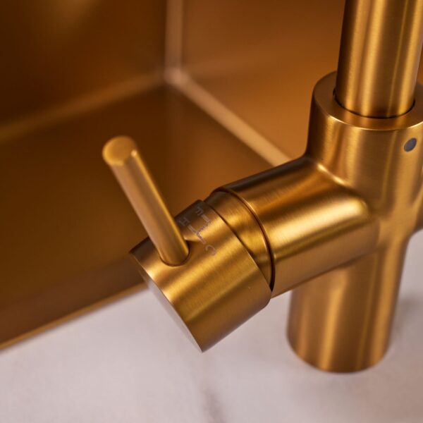 Impromta Brushed Gold 4 in 1 Fingerprint Biometric Boiling Water Tap - Image 4