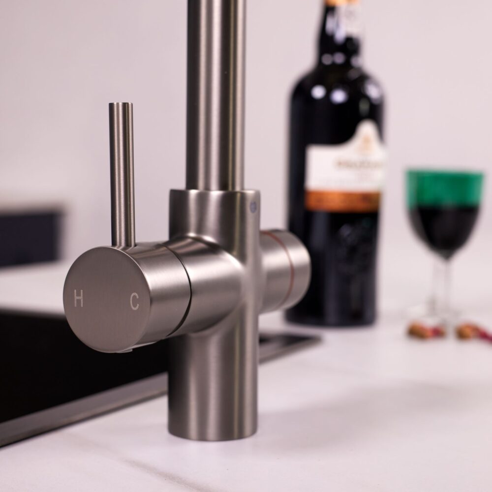 Impromta Gunmetal Grey 4 in 1 Fingerprint Biometric Boiling Water Tap - Image 5