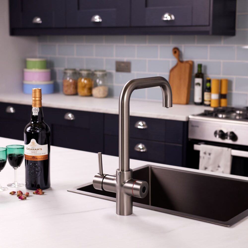 Impromta Gunmetal Grey 4 in 1 Fingerprint Biometric Boiling Water Tap - Image 3