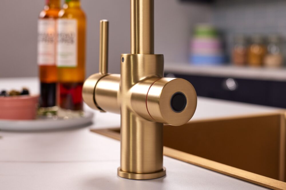 Impromta Brushed Brass 3 in 1 Fingerprint Biometric Boiling Water Tap - Image 3