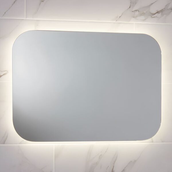 Aura LED Mirror with Demister Pad and Shaver Socket 1200mm x 600mm