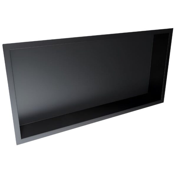 Sognare Inset Shower Niche 600x300mm Matt Black