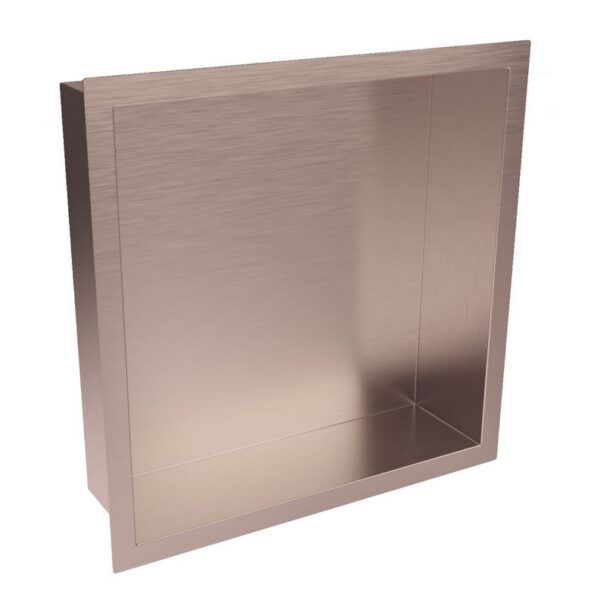 Sognare Inset Shower Niche 300x300mm Brushed Bronze