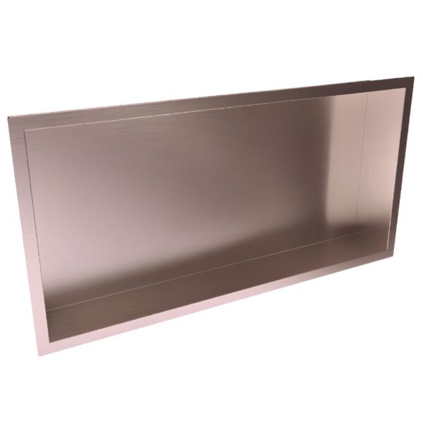 Sognare Inset Shower Niche 600x300mm Brushed Bronze