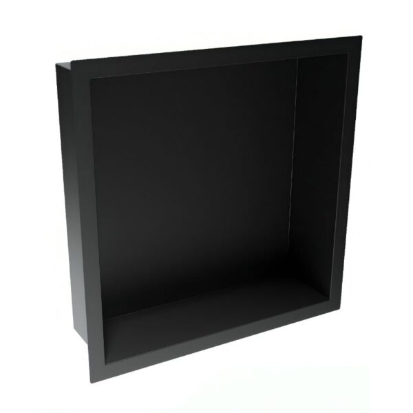 Sognare Inset Shower Niche 300x300mm Matt Black