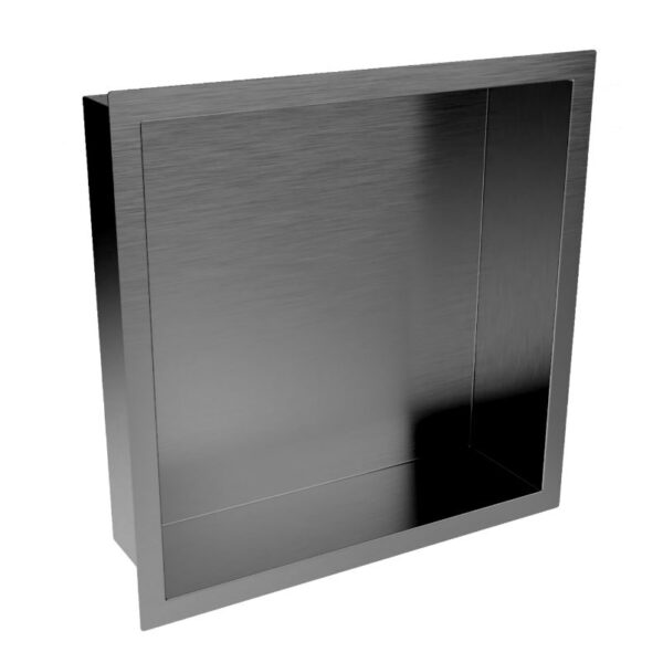 Sognare Inset Shower Niche 300x300mm Gunmetal Grey