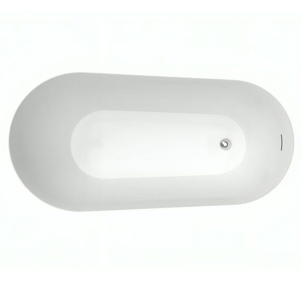 Glossy White Tunja 1500mm Free Standing Bath - Image 3