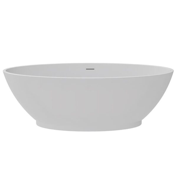 Glossy White Punto Oval 1600mm Free Standing Bath