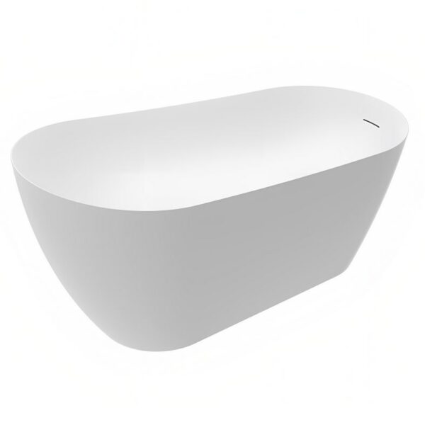 Glossy White Tunja 1500mm Free Standing Bath - Image 2
