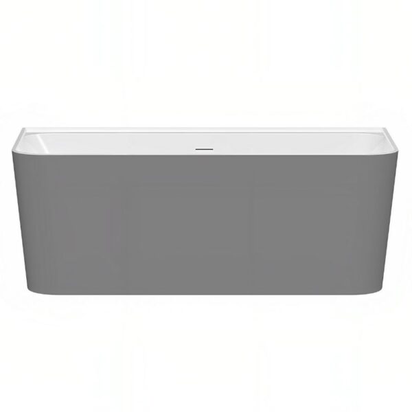 Matt Grey Tigre 1600mm Free Standing Bath
