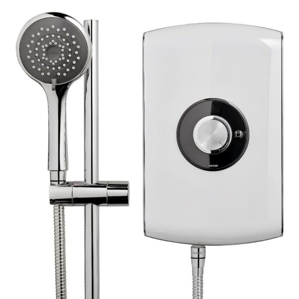 Triton Amore Electric Shower 8.5kW or 9.5kW – Gloss White - 8.5kW
